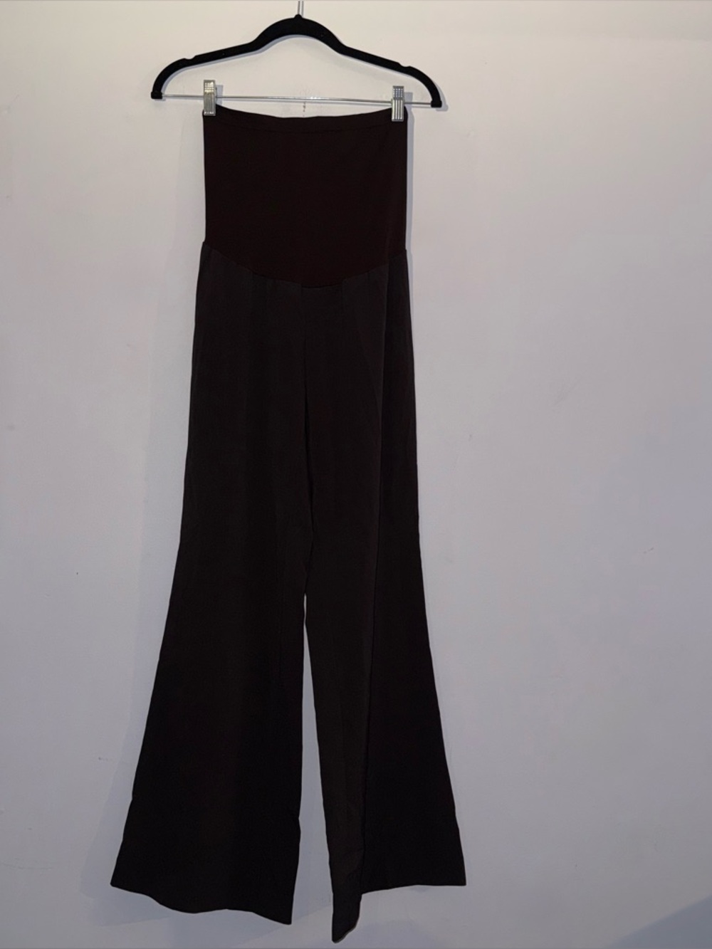 Oh baby by Motherhood Maternity size medium over the belly dress pants brown